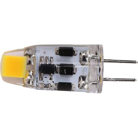 Ampoule G4 2W – 200LM – bi-broches silicone – gradation 360° – AC/DC 12-24V – dissipation thermique – lumière naturelle 4000-4500K (1/5)