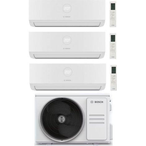 Bosch Climatizzatore Trial Split Climate 3200i 9+12+12 con 5000M 79/3 E Inverter R 32 Wi-Fi Optional Classe A++