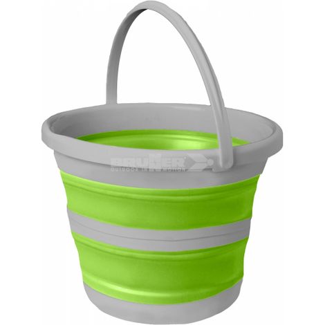 Brunner Faltbarer Eimer Drum 10 grün-grau (1/2)