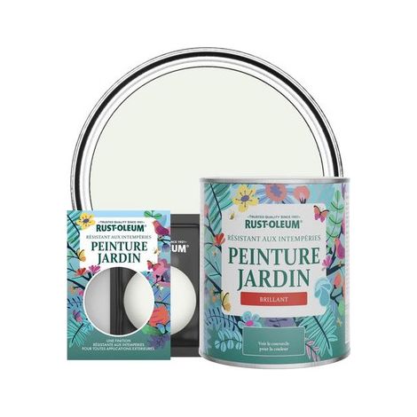 Peinture Jardin, Finition Brillante - Mousse de Lait (1/3)