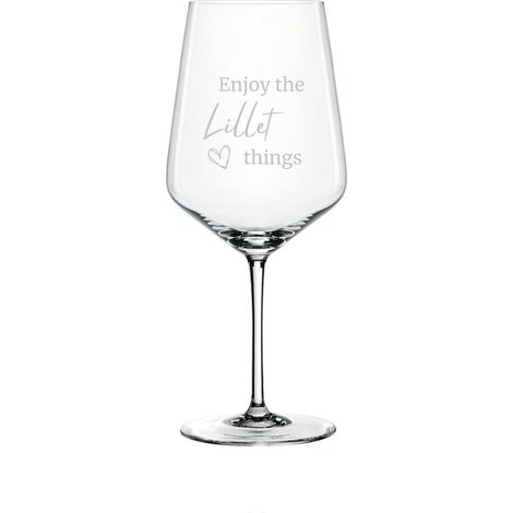 Style Verre 630 ml avec Gravure « Enjoy the Things » - Fabriqué en Allemagne - Idée Cadeau - Wildberry (1/2)