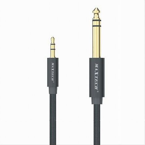 TRADE SHOP - Cavo Audio Aux Jack Da 3,5 Mm A 6,5 mm Stereo Alta Qualità Da 5 Metri Ajack-06 -