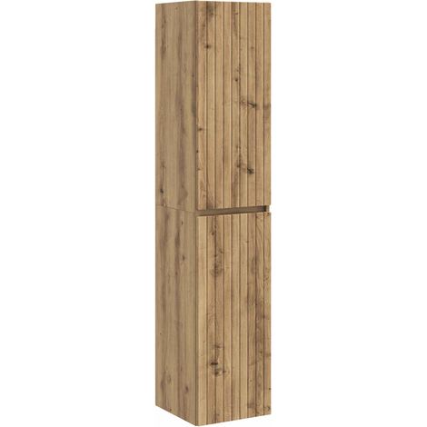 vidaXL Wall-mounted Bathroom Cabinet Artisan Oak 33 x 34.5 x 160 cm