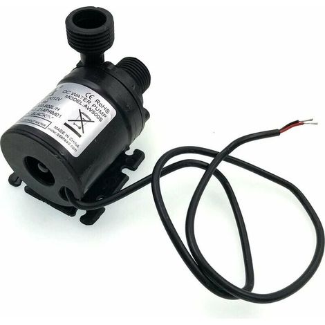Pompe A Eau Submersible 12 V Cc 800 L H 5 M Sans Balais Pour Etang Fontaine Piscine Aquarium Systeme De Circulation Solaire 1 Unite