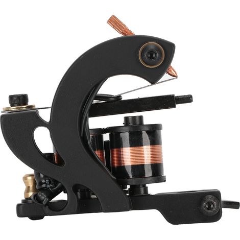 Machine Tatouage Bobine Professionnelle - Liner, Shader, Alliage Fournitures Tatouage Noir (1/5)