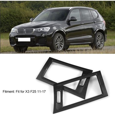 2 Stück Eichenholz-Abdeckungen für seitliche Lüftungsauslässe, passend für X3 F25 11-17 (1/5)