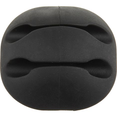 Range-câble CIE 2 Ouvertures, 33.2 x 15 x 33.6mm Autoadhésif Noir ( Prix pour 1 ) (1/3)