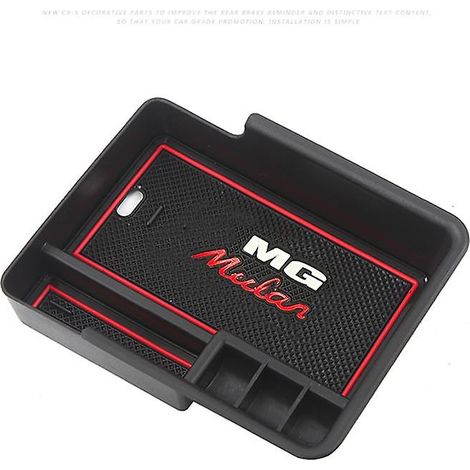 Boîte de rangement pour accoudoir central de voiture MG 4 MG4 EV EH32 Mulan 2022 2023 2024, organisateur de console centrale, plateau et accessoires (avec logo)