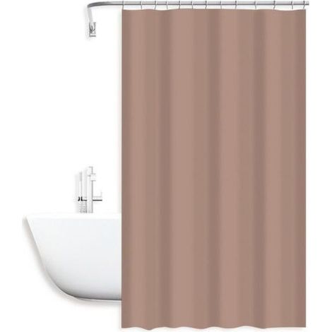 Trade Shop - Impermeabile Poliestere 180x200cm With Anells Ganci Bagno 79857 - (1/2)