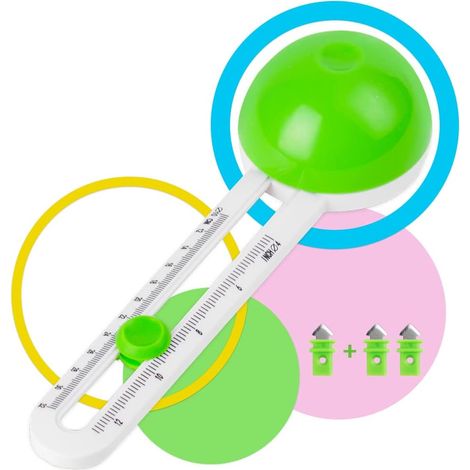 Rundpapierschneider, Rotationspapierschneider, Bastelpapierschneider-Zubehör, Rundpapierschneider mit 3 Ersatzklingen (1/5)