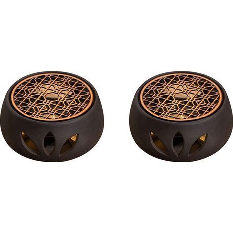2X Théière En Céramique Support Chauffant Base Chauffe-Thé Base D'Isolation Thé Café Chauffe-Eau Bougie Creuse Support de Base Chauffante C (1/4)