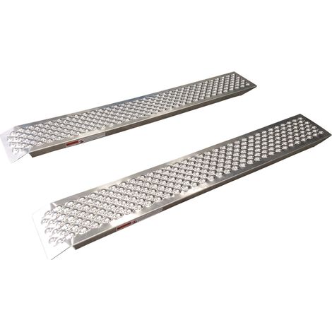 DRAKKAR EQUIPEMENT - Rampes aluminium 400Kg 1500mm - lot de 2 pcs - 15195 - Ce produit de marque DRAKKAR-EQUIPEMENT est neuf.
