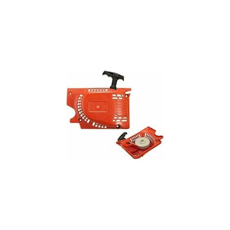 Arrancador de retroceso rojo para motosierras chinas de 4500, 5200, 5800, 45 cc, 52 cc y 58 cc. (1/3)