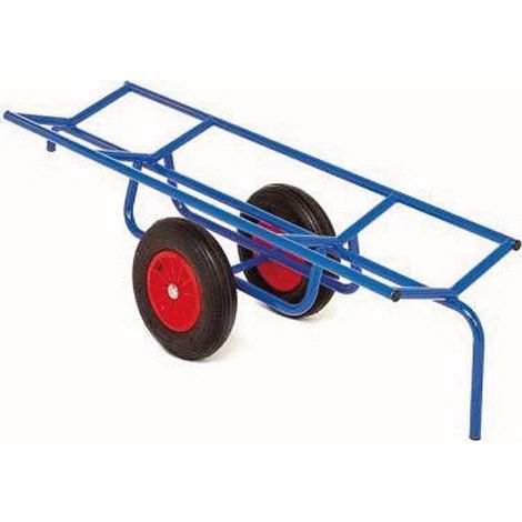 Carrello per carico lungo e cilindrico - ruote in caucciù - LKTA15D0N