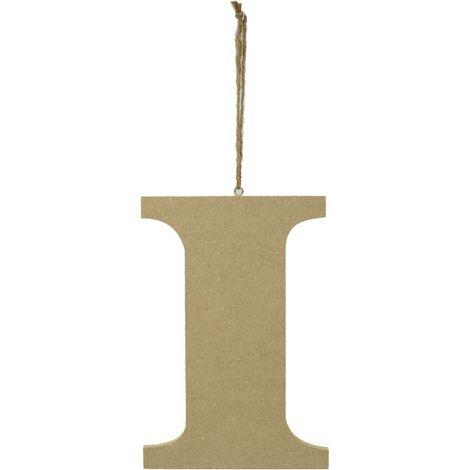 LETTERA "I" LEGNO