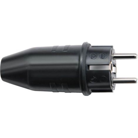 Schutzkontakt-Gummistecker 230V/16A IP44 1082040