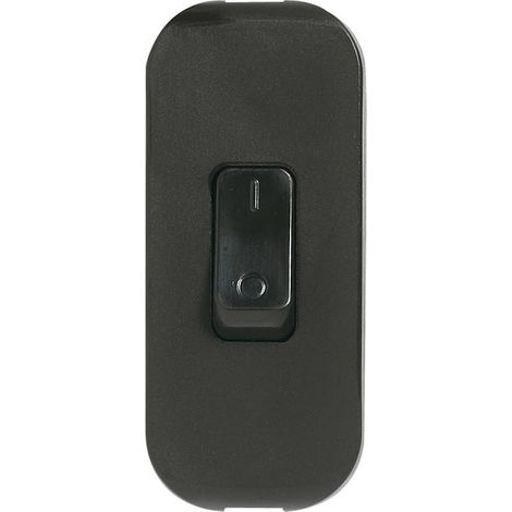 Interrupteur pour Lampe 250 V, Noir, 040194E
