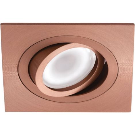 Spot encastré orientable à led gea led gfa044 gu10 en aluminium classique