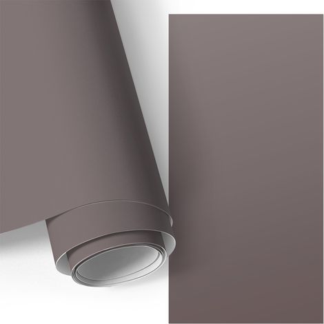 Klebefolie für Möbel - Möbelfolie - Selbstklebefolie - Kleiderschrank - Kommode - Schreibtisch - Verblasstes Braun 65x130 cm