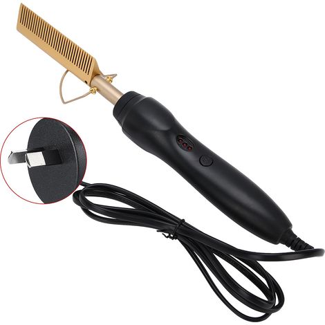 Lisseur électrique chauffant multifonction peigne à cheveux fer à friser boucleur (Fiche AU 220V) (1/5)