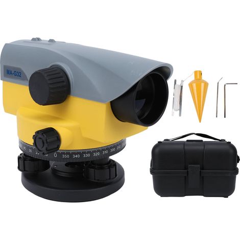 Kit de niveau optique automatique 32X, Instrument d'arpentage de haute précision pour la mesure des routes minières et de Construction (1/5)