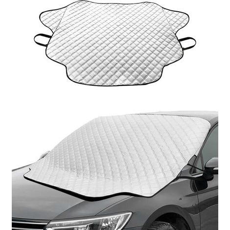 Pare-brise avant - HVSUDGFYASDGFUYSD - E382DFBLZYB001 - 190 x 126 cm - Fibre multicouche aluminium/polyester - Protection solaire/coupe-vent/anti-neige (1/4)