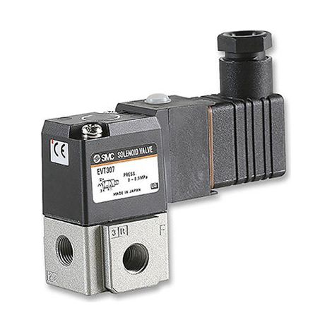 Electrodistributeur pneumatique SMC série VT317, Ressort/Bobine, G 1/4, 24V c.c. ( Prix pour 1 )