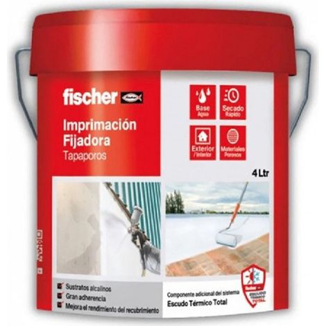Impression Fixatrice Blanche Fischer Bouche-pores, Base Eau, Int/ext - Fischer