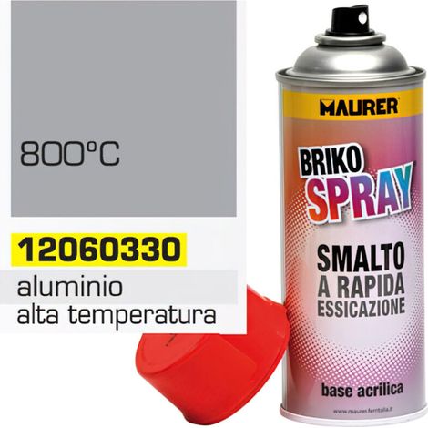 Peinture Aérosol Résistante aux Hautes Températures Aluminium 400 ml.