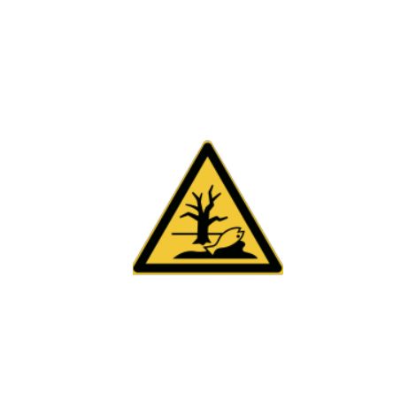 Cartelli ISO 7010 "Pericolo sostanze pericolose per l’ambiente" - W072 - Misura: 50mm x 50mm - Numero Pezzi: 10 pezzi