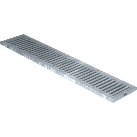 Grille renforcée 80,00 KN - PA66FV - Gris - 200 x 1000 mm - First Plast
