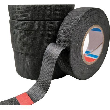 Ruban Adhésif Auto Velours Ignifuge Ininflammable Bandeau 15mm x 25M (1/4)