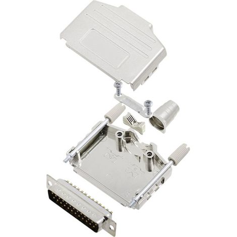 encitech DPPK25-M-DBP-K 6355-0004-03 D-SUB Stiftleisten-Set 180 ° Polzahl: 25 Lötkelch 1 Set