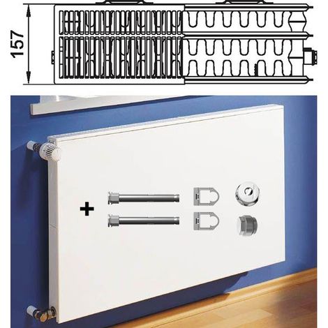 Kermi Radiateur compact Plan Therm-x2 type 33 305x1405mm PK0330314 (1/4)
