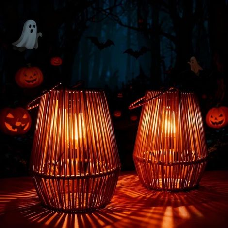 Lanternes d'extérieur, lot de 2 lanternes solaires d'extérieur, lampes de jardin solaires étanches IP44, idéales pour les fêtes, Noël et autres festivals, éclairage d'ambiance
