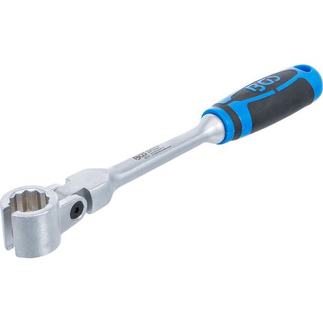 BGS Spezial-Ringschlüssel für Lambdasonden kippbar, mit Griff SW 22 mm - 8272