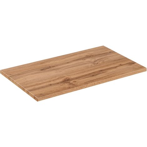 Plan für Waschtisch ICON 60,6 cm in MDF Wotan-Eiche-Effekt (1/4)
