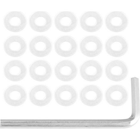 Vis de pare-brise de moto 20pcs M5 5mm Moto Pare-Brise Vis Carénage Boulon Doré (1/5)