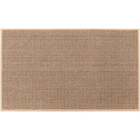 Tapis de cuisine en lin lavable – Antidérapant en caoutchouc – Résistant à la saleté et à la moisissure – Épaisseur 10mm