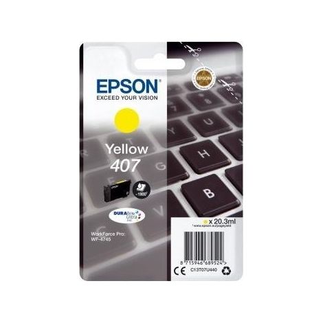 Epson n 407 c13t07u440 original gelbe tinte