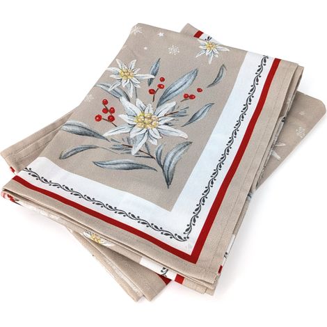 Torchon de Montagne collection LES GUETS coton