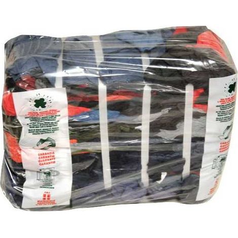 Tela de trapo de felpa colorida, 10 kg