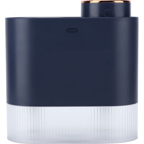 Mini Humidificateur USB 450ml, Double Brumisateur Grande Capacité avec LED pour Bureau et Chambre Bleu (1/5)