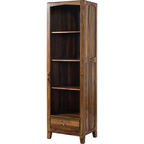 Standregal Sheesham 60x45x200 braun lackiert ANCONA 140
