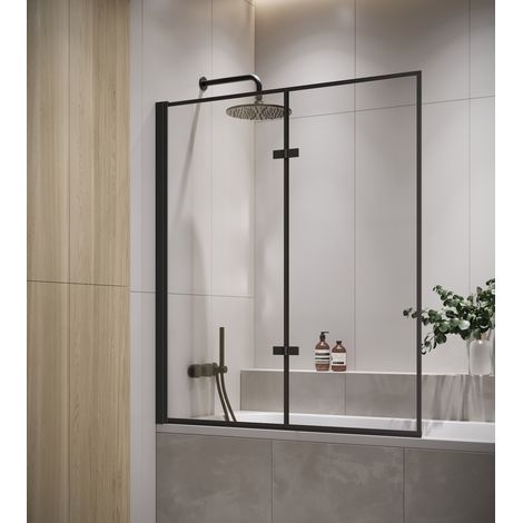 Mampara de baño Medal 100 x 140 cm - Negra - Mampara de baño Gir