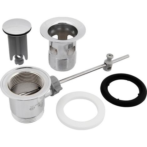 Kit completo di scarico/troppo pieno IDS cromato