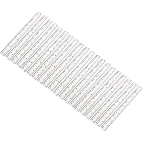 Lot de 50 règles mesure transparentes, le bureau et la maison (1/5)