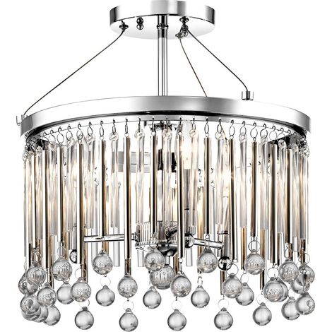 Lampada a Soffitto 2 Luci Kalf In Acciaio Bianco A Bracci E Sfere In Vetro Opalino E Oro (1/4)