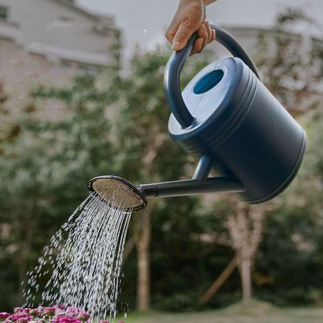 [Arrosoir] [8L] Arrosoir Plastique Grand Volume Long Bec épais Pour Jardin Bleu (1/4)