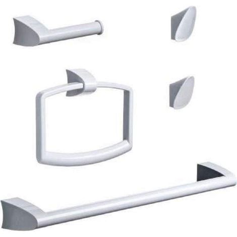 ACCESORIOS BAÑO COOL BLANCO 5 PIEZAS